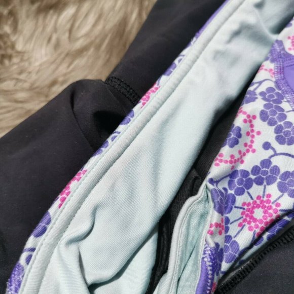 lululemon athletica Black and Purple Athletic Shorts - Picture 5 of 9